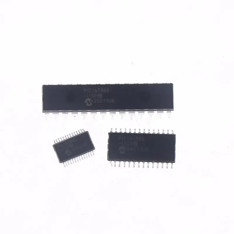 1 pezzo Accessori FAI DA TE Nuovo PIC16F886-I/SS PIC16F886-I/SO PIC16F886-I/SP Chipset Componenti Elettronici