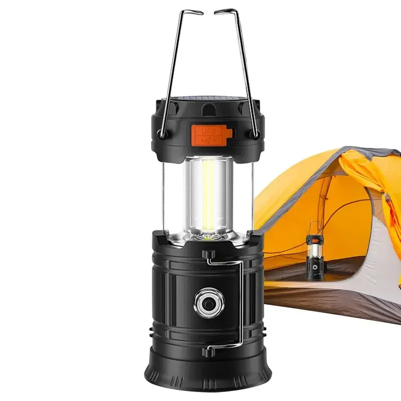 Camping Lantern 1200 MAh Hand Crank Lantern High Brightness Long-Lasting Portable Camp Gear For Survival Tent Power Outage