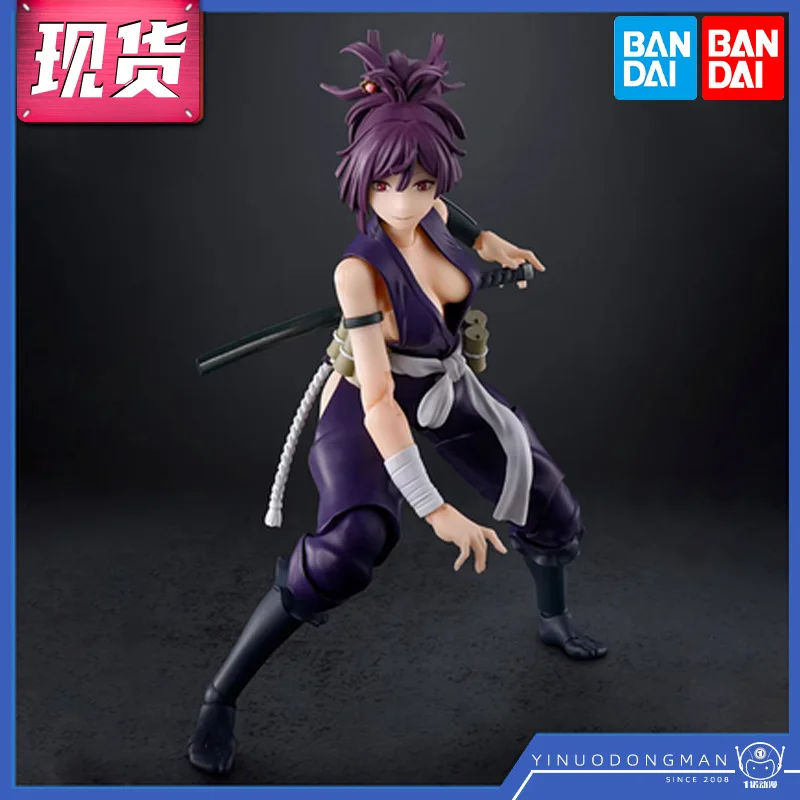 Bandai Shf 65169 Hell's Paradise Female Ninja Bar Tilt Master's Bar Mobile Doll Product Handmade Cartoon Anime Birthday Gift