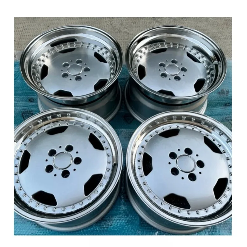 

Bku 3 Piece Forged 5X112 Wheel 17 18 19 Inch Rims Alloy Deep Dish Car Wheel for Mercedes Benz E Class E60 E55 E53 C63 C43 CLA35