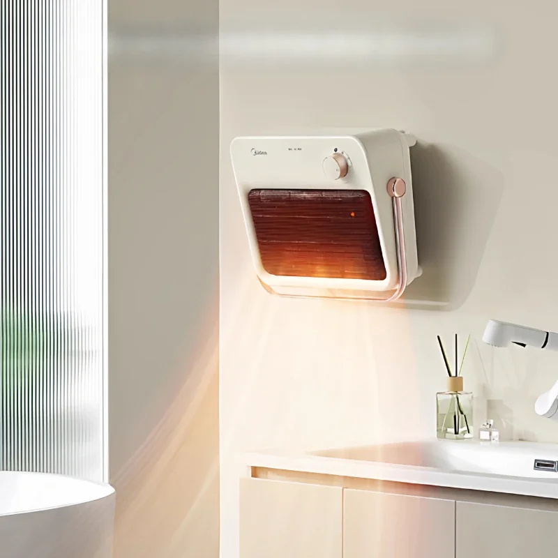2000W Power Timing Electric Heater, Waterproof Wall-mounted Bathroom Heaters,Graphene Rapid Heating Warm Air Blower Space Heater