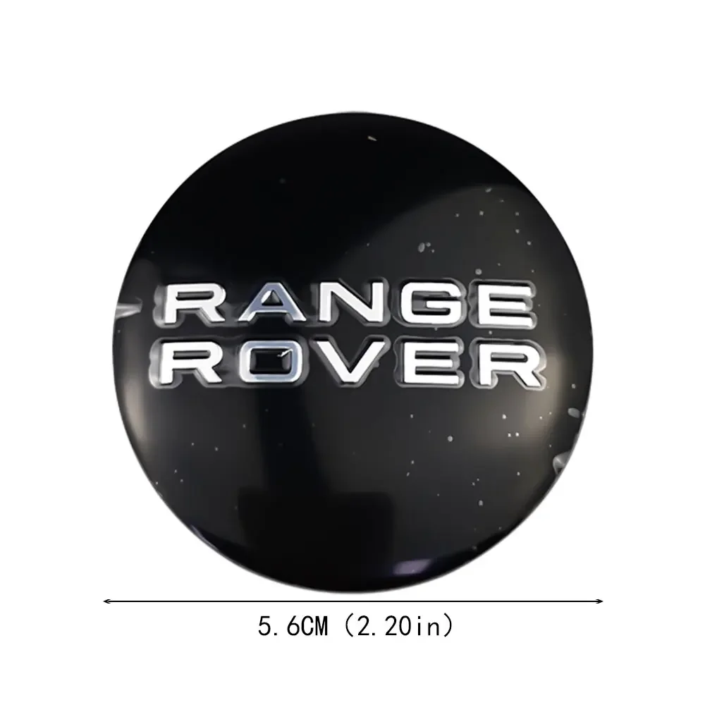 56mm 4PCS Car Wheel Center Hub Cap Sticker Emblem Decal for Range Rover Discovery Defender Freelander Evoque Velar Vogue