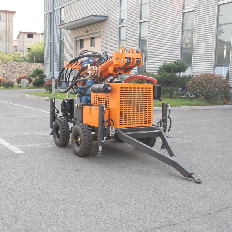 Customized Durable Crawler Rotary Rig 200M Hydraulic Hoist Stable Rotation Constant Deep Water Well Drilling Machine