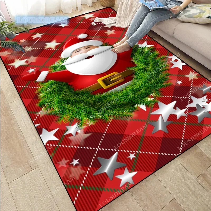 Christmas Gift Snowman Carpet Living Room Study Sofa Floor Mat rugs for bedroom  door mat  area rug  decoracion  kitchen mat