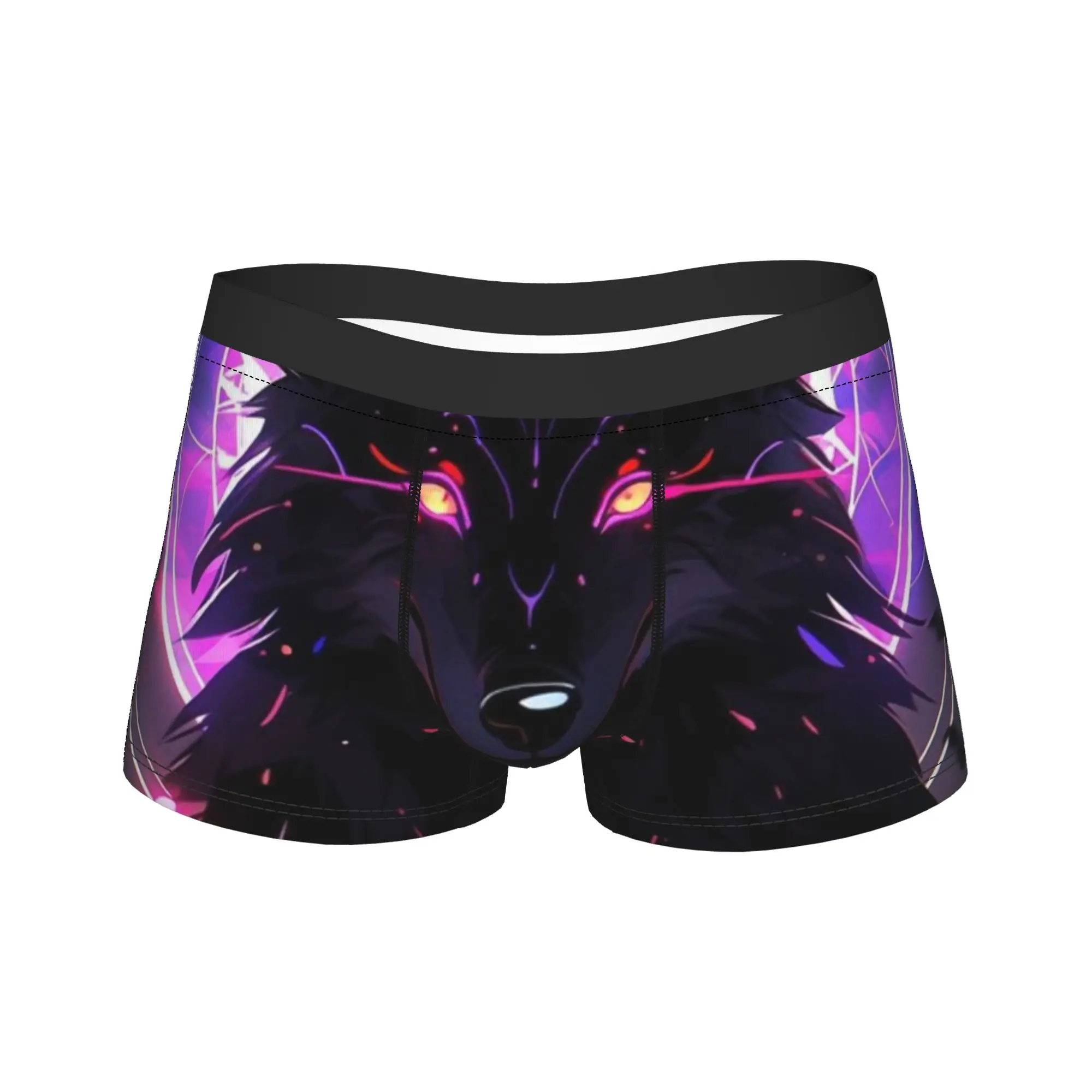 

Wolf Warrior Fantasy Boxershorts Pouch Underwear Trenky Print Boxer Brief Comfortable Men Underpants Plus Size