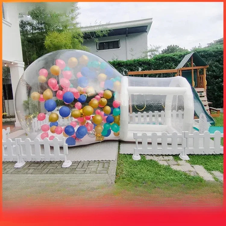 Inflatable professional windproof bubble house tent outdoor transparent starry sky dew