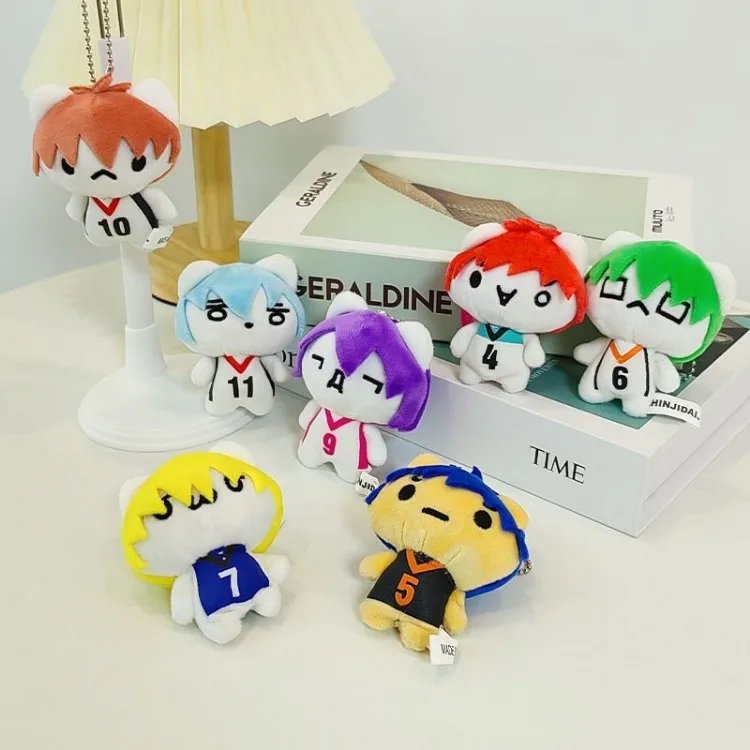 Peluche Gatto Stile Ciondolo Animazione Derivati Kuroko Tetsuya Kagami Taiga Akashi Seijuro Aomine Daiki Midorima Shintaro