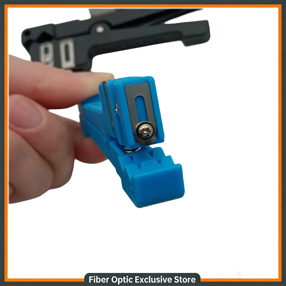 Dénudeur de câble Coaxial de Fiber optique pour cavalier de Fiber optique, Fiber de queue, dénudeur de câble de couteau d'épluchage de Tube lâche de Fiber optique nue