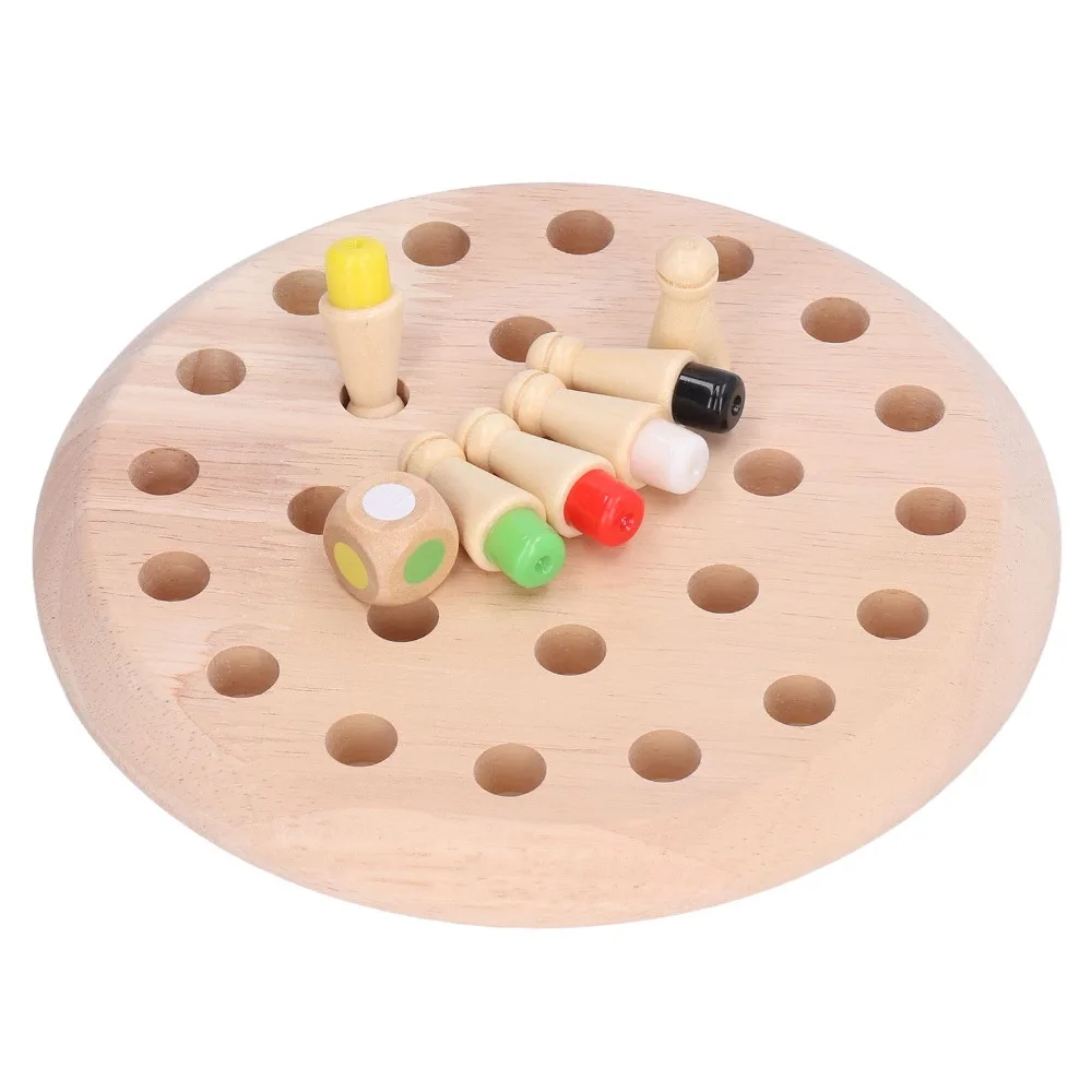 Memory Training Matchstick Chess Game Educational Blocks Matchstick Design Wooden Board Game Block Board Game Parent-Child Game