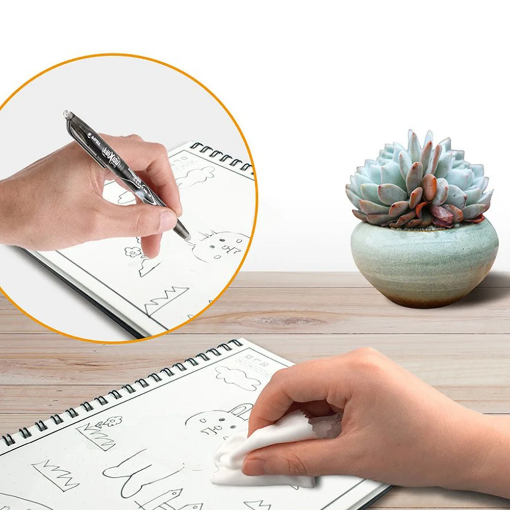 Smart Reusable Erasable Notebook Paper Microwave Wave Cloud Notepad Lined With Pen As Kids Gift, Smart Notebook-POS