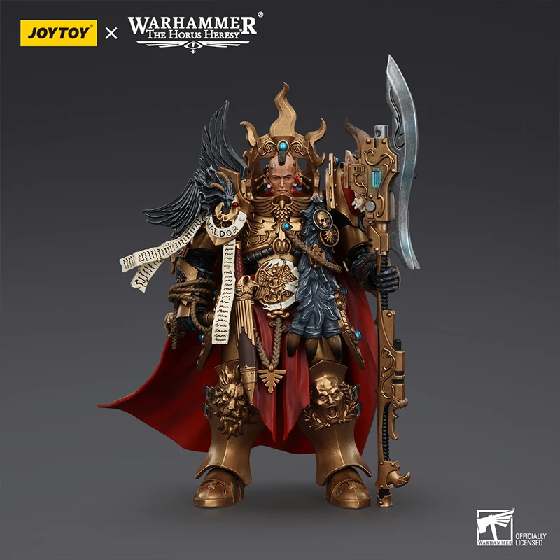 Pre Sale JOYTOY Warhammer Legio Custodes Constantin Valdor Action Figure 1:18 Constantin Valdor Model Warhammer Military Toys