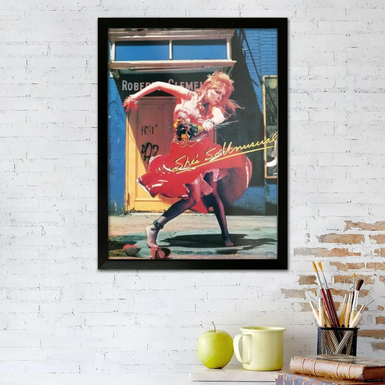 cindy lauper Canvas Art Poster and Wall Art, Picture Print, Modern Family, Bedroom Decor, Posters,Decorative painting