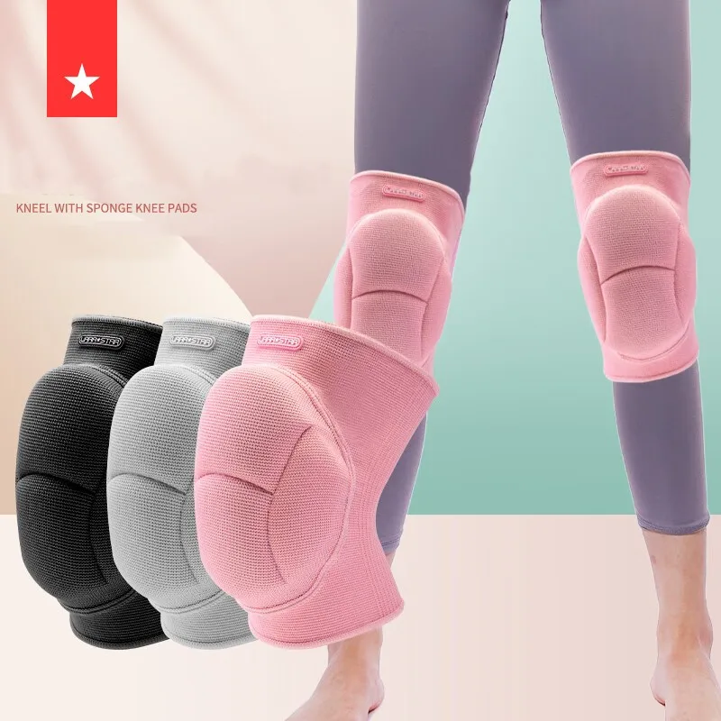 Sports Turtle Shell Sponge Knee Pads Support Anti-collision for Dance Roller Skating Riding Thick Padding Protecting the Knees