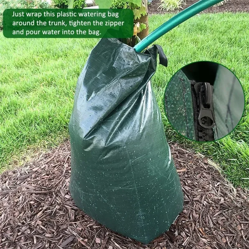 Garden Trees 20 Gallon Watering Bag PE Drip Irrigation Bag Fruit Tree Drought-proof Reusable Watering Bag Irrigation Supplies