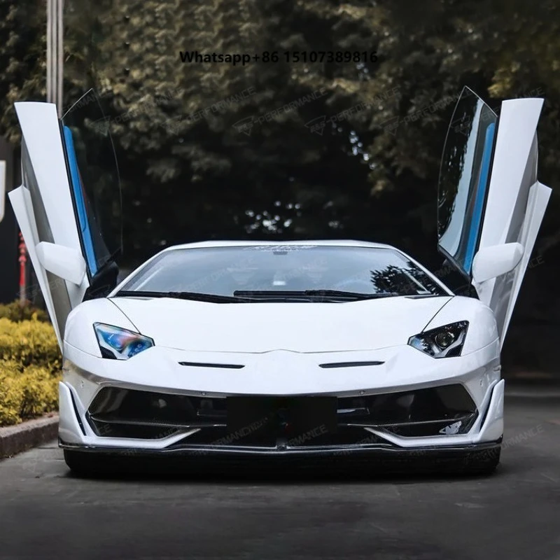 Best-Selling SVJ Style Bumper Kit for Aventador LP700 LP720 LP750 Dry Carbon Fiber 100% Fitment Original Car Hole
