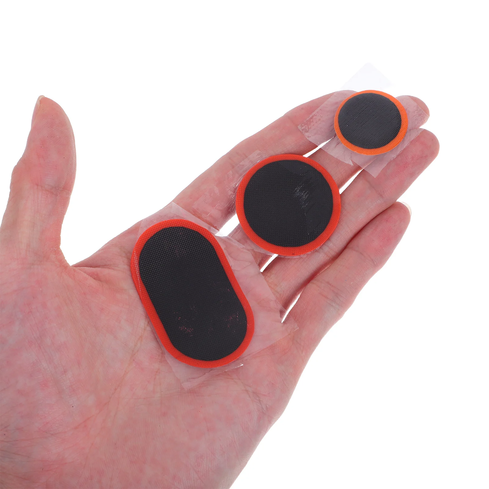 

1Set Bike Tube Patch Kit Glueless Tire Patches Tire Lever Compact Portable Emergency Puncture Repair Cycling Tool