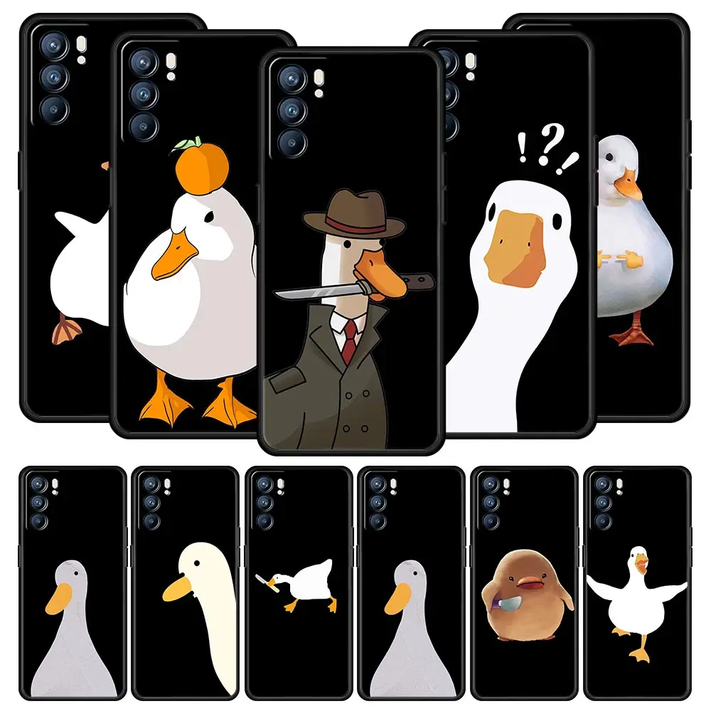 Мультяшный чехол для Oppo Find X6 Pro X5 A54 A53 A52 A9 2020 A15 A95 A17 A16 A76 A74 A57 Reno7 Reno6 Pro Plus