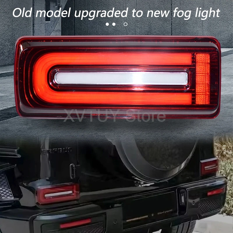 Tail Lights for Mercedes-Benz G Class G500 G350 G55 G63 W463 2009-2019 Rear Fog Light Brake Driving Fog Dynamic Turn Signal Lamp