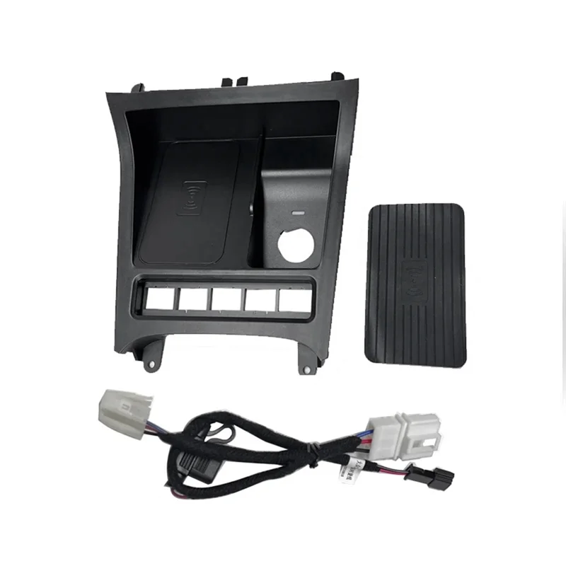 

AEA7-Car QI Wireless Charger Phone Charging Case For VW Golf 6 MK6 Sagita Scirocco 2009-2013 15W Fast Charging Gharger Holder