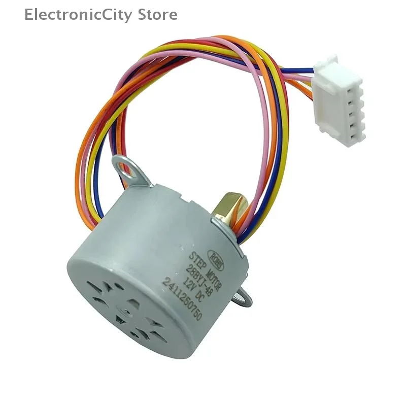1 Set Lead 25cm Arduino Diy Kit ULN2003 Driver Board Reduction Step Gear Stepper Motor 4 Phase 28BYJ48 For DC 5V Stepper Motor