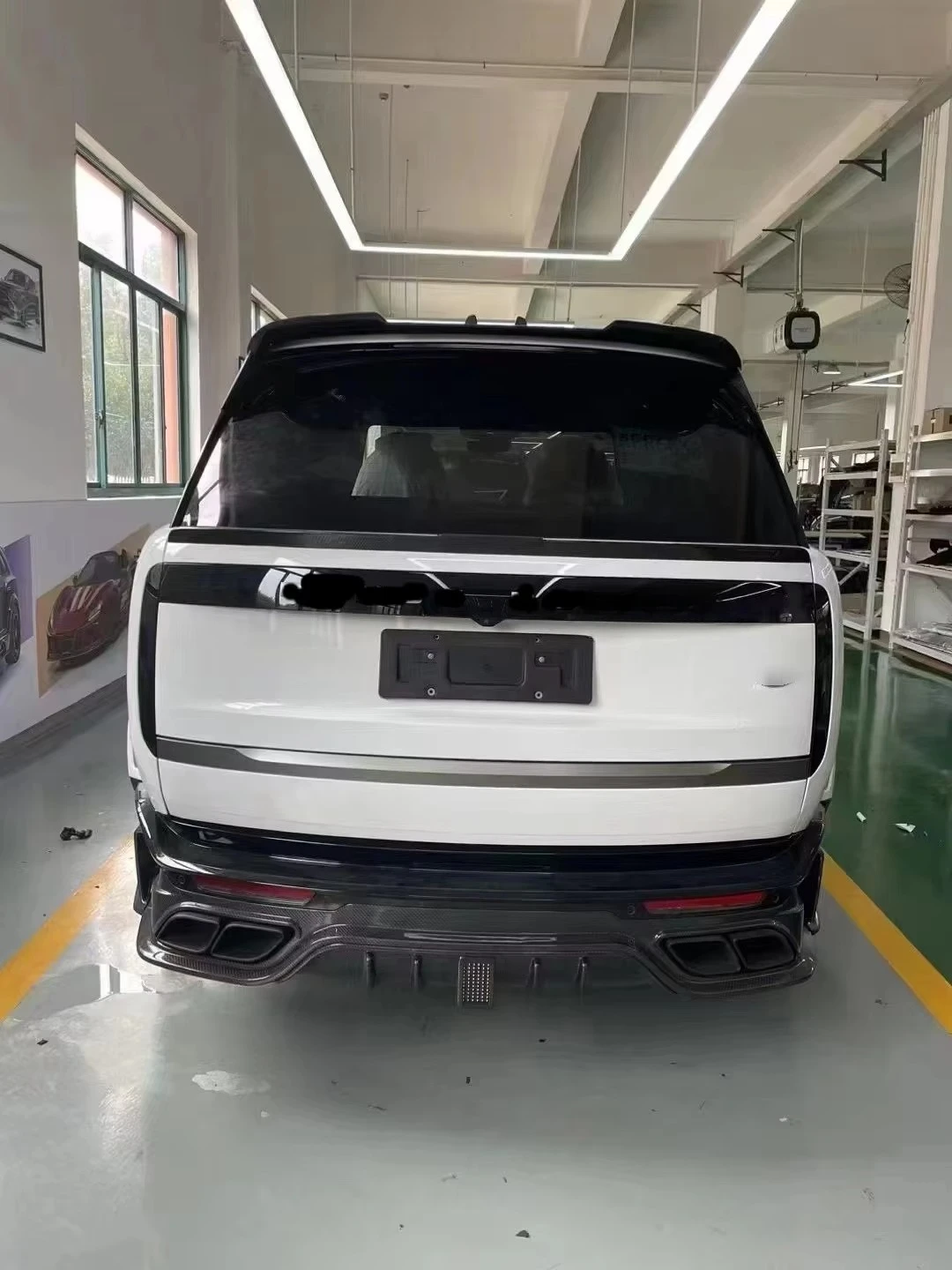 New for 2010-2017 RANGEROVER Body Kit Upgraded MSY Style Front Lip Side Skirt Diffuser Spoiler Hood Wheel Arch