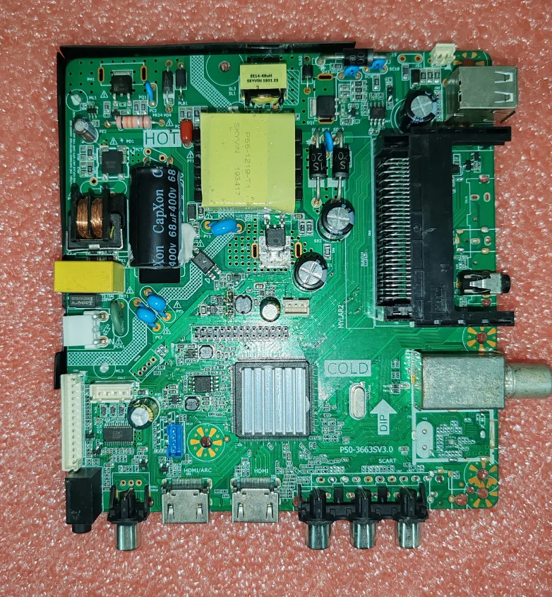 

P50-3663SV3.0 Three in one TV motherboard tested well Physical photos 36--42V 600ma 50w