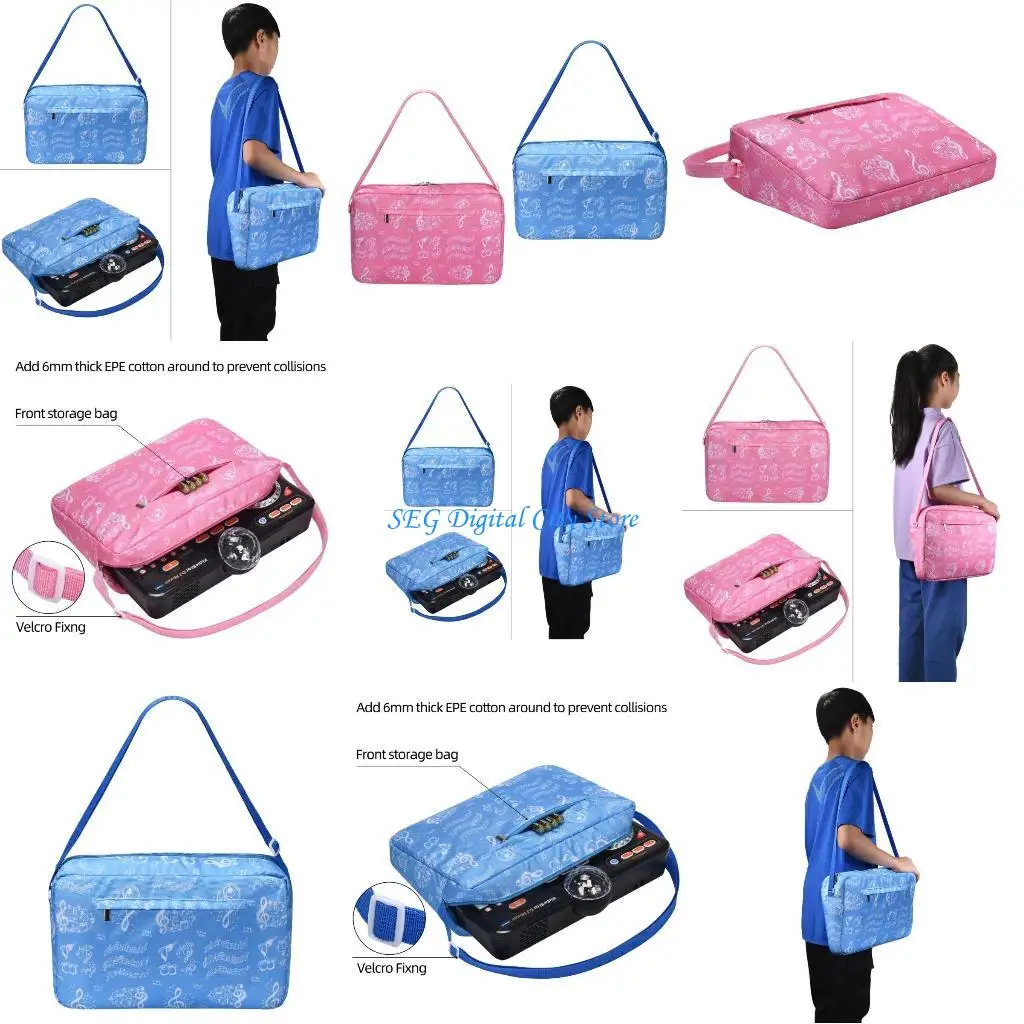 

U75B Travel Case Storage Bag For VTech KidiStar DJ-Mixer Convenient Carrying Case
