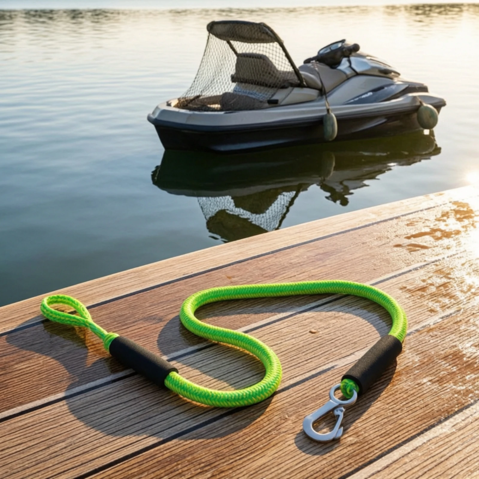 حبل رسو مطاطي مع خطاف من الفول - مراجعة Saltwater Line وسعره