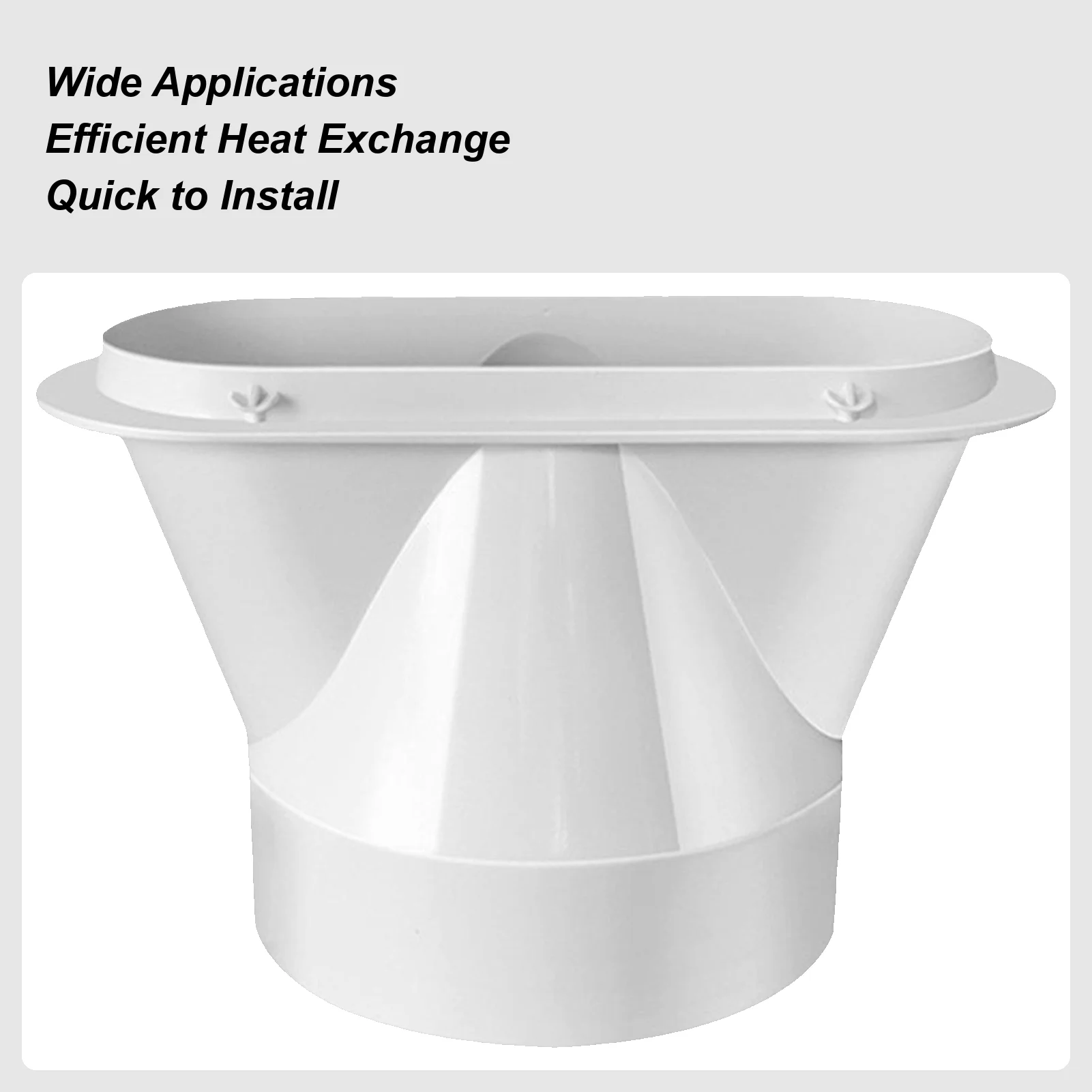 

Портативный адаптер для шланга переменного тока, адаптер для трубки кондиционера, аксессуары для труб с плоским корпусом, воздуховодный интерфейс для комнаты, гаража, гостиной