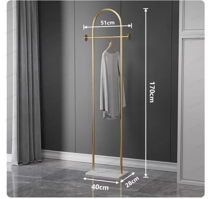 

Luxury Mobile Clothes Ra Bedroom Simple Standing Quartz Plate Living Room Clothes Hanger Home Use ular Free Standing