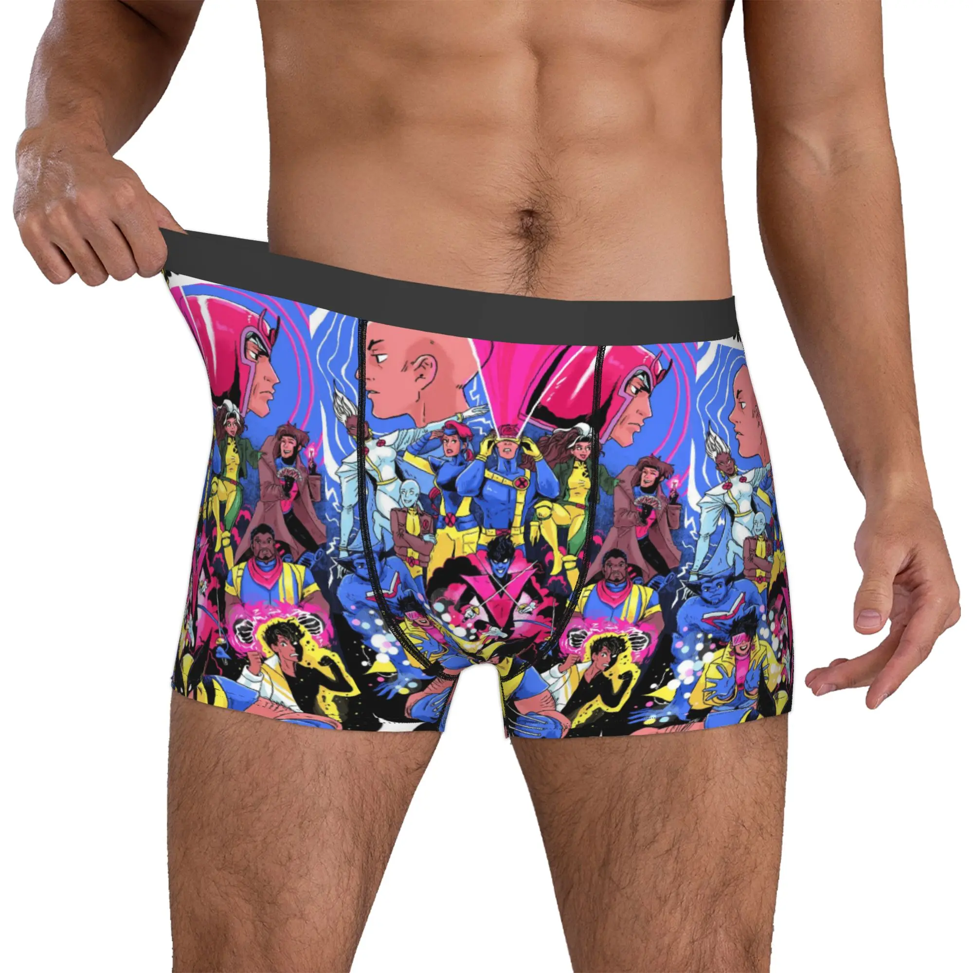 

Custom Male Cool X-X-Men Anime Underwear Boxer Briefs Soft Shorts Panties Underpants