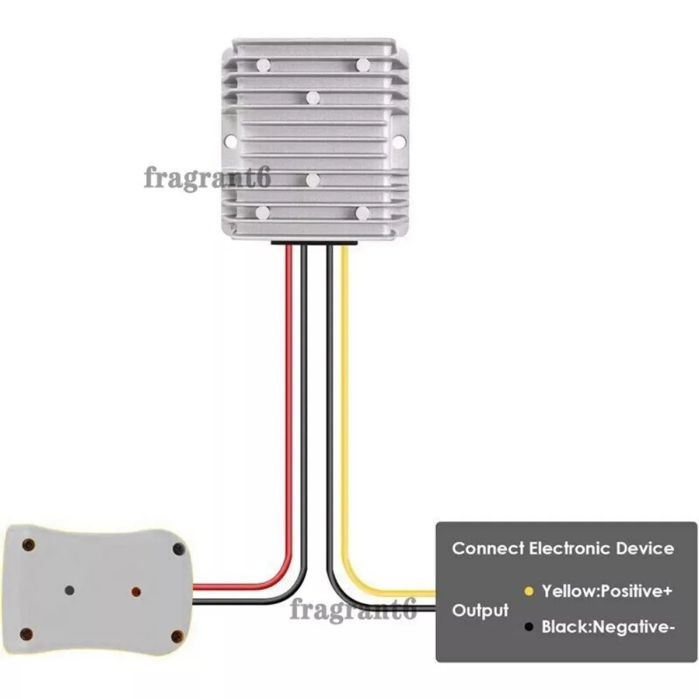 Imagem -04 - Regulador de Tensão Buck Boost Automático Conversor para Bosch Blue dc 18v para dc 12v 20a 240w Step Down Diy