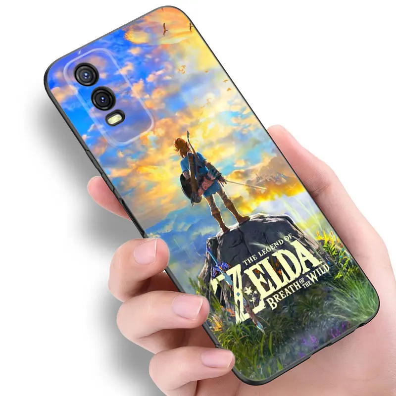 Z-Zeldas Game Black Silicone Phone Case For VIVO V27 V29 V30 Pro Y02 Y15 Y17 Y33 Y76 S Y27 Y55 Y78 5G Y16 Y21 Y22 Y35 Y36