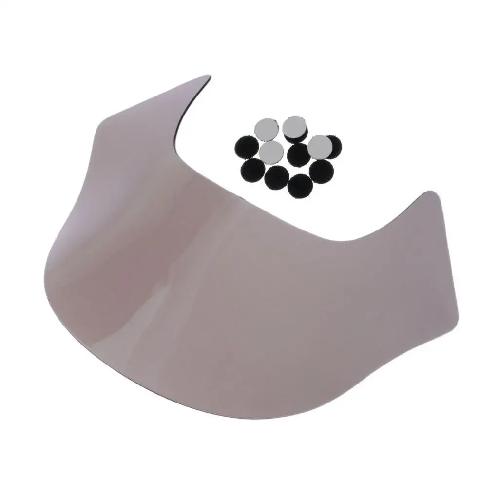 

Пластиковый прозрачный ветровик для мотоцикла, регулируемый дефлектор-экран для защиты от солнца и ветра во время езды