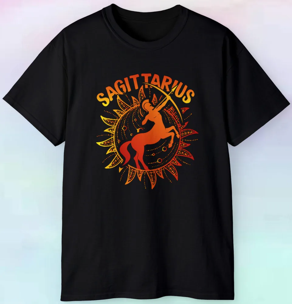 

Zodiac Sagittarius Astrology T Shirt Astrology Tee Unisex T-shirts For Men Women Summer Tees Cotton Luxury Brand