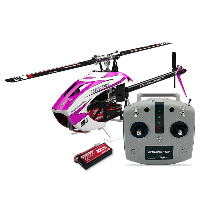 GOOSKY Legend S1 RC Helicopter 2.4G 6CH 3D Aerobatic Flybarless Dual Brushless Direct Drive RTF