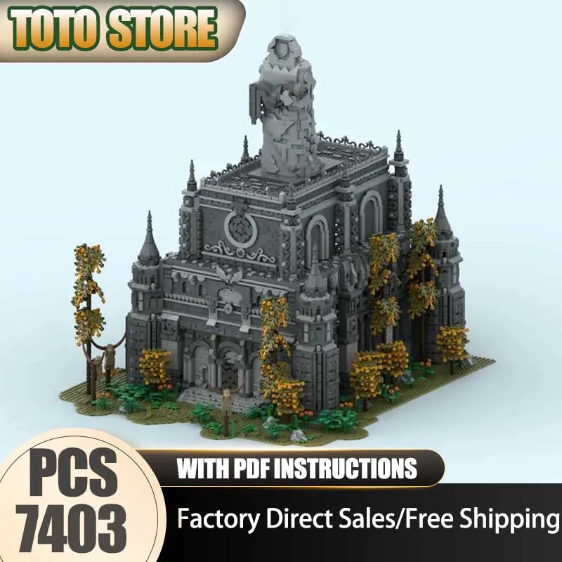 

Moc Строительные кирпичи Модель героя Могила Технологии Блоки Подарки Средневековый замок Модель Рождественский комплект игрушек Сборка