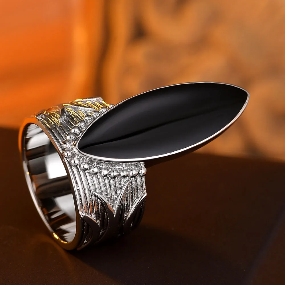 خاتم من الفضة الإسترليني عيار 925 للنساء #5