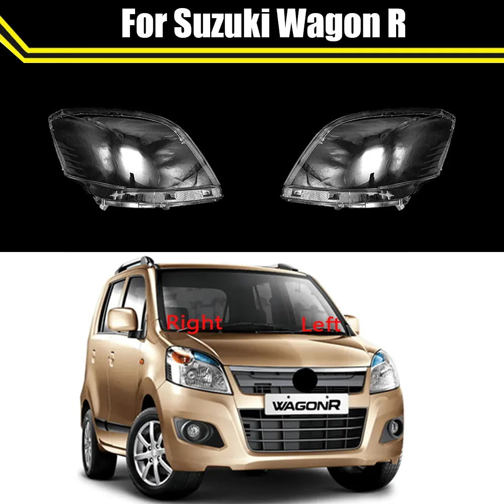 

Car Front Headlight Clear Headlamps For Suzuki Wagon R Transparent Lampshade Lamp Shell Headlight Cover Lens For Auto Light Caps