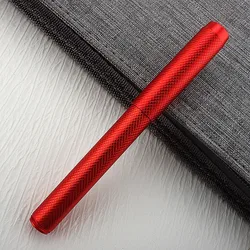 Pluma estilográfica de bolsillo de Metal de lujo, pluma clásica de tinta de Iridio con punta de 0,38mm para escribir, regalo, suministros de oficina, papelería escolar