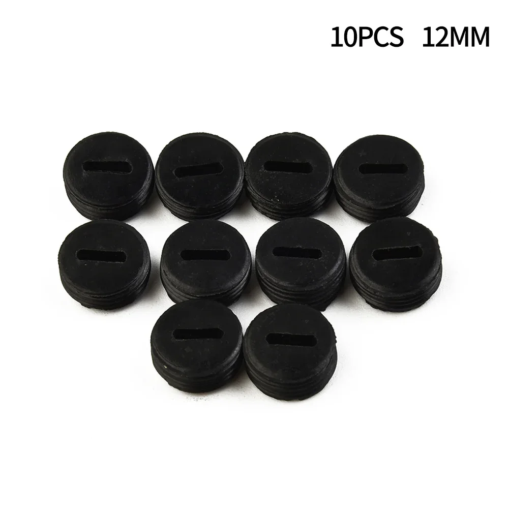 Carbon Brush Cover For Electric Hammer Drill Angle Grinder 12 13 14 15mm Plastic Motor Housing Replacement 10 Pcs Set