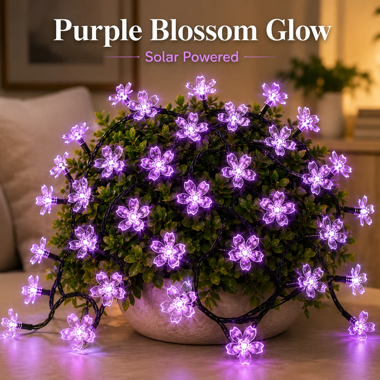 Solar Cherry Blossom String Li - Solar Fairy String review and price