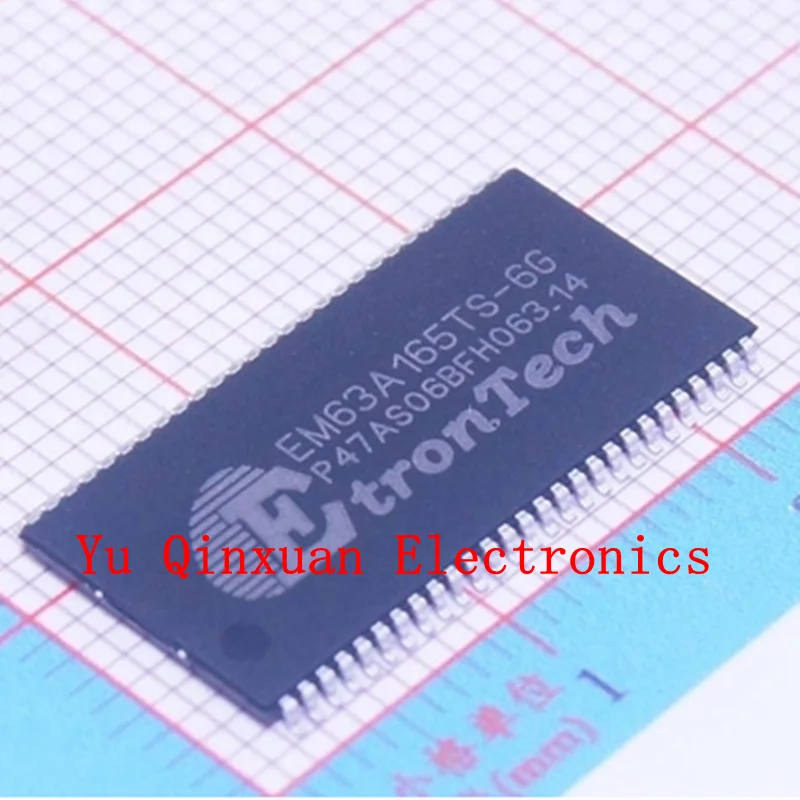 EM63A165TS-6G 256-Mbit(16M x 16bit), parallel interface, working voltage: 3.3V