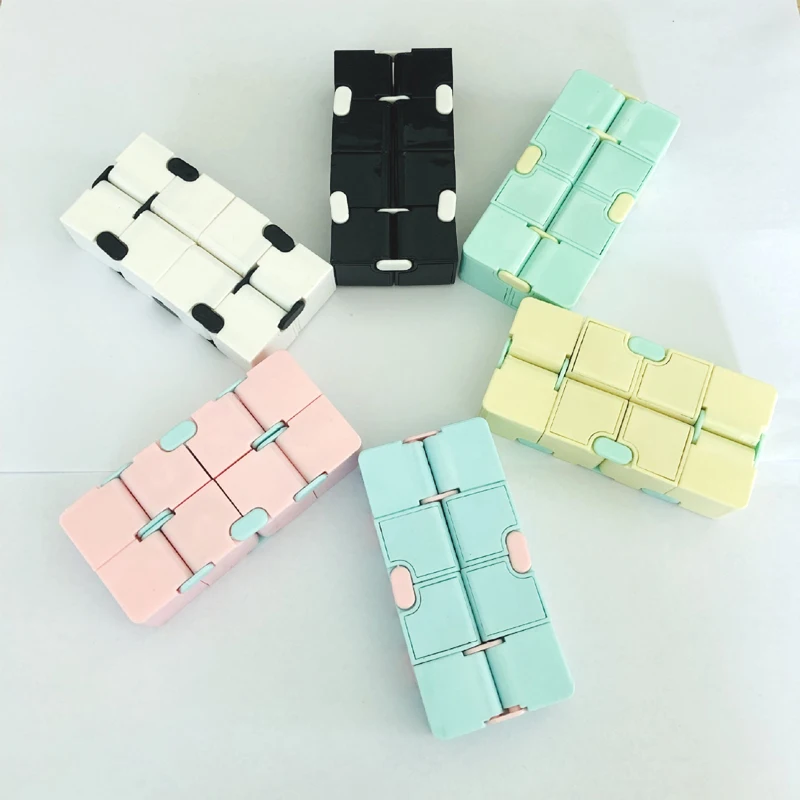 New Anti-stress Infinite Cubes Toys for Kids Adult Depression Anxiety Stress Relief Cube Toys Foldable Cube Creative Gift