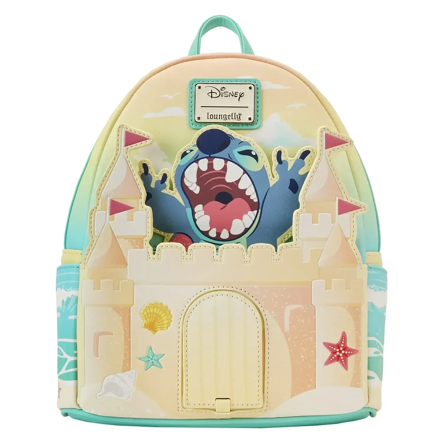 Stitch Cute Kids Backpack PU Leather Pack Travel Girls Ice Cream Stitch Baby Star Wars Handbag for Girls Shoulder Bag
