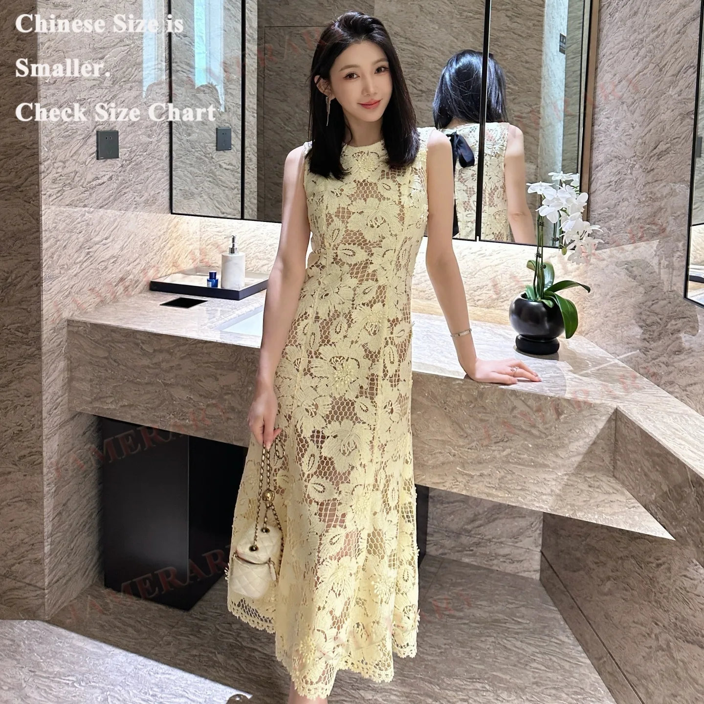 

Элегантное летнее вечернее кружевное платье-жилетка с вышивкой и вырезами, длинное желтое платье-русалка для женщин, Vestidos De Fiesta