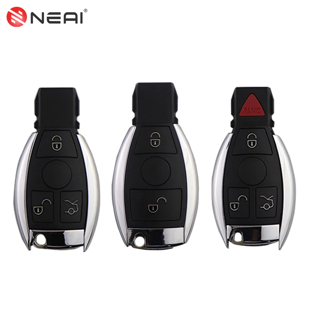 

Умный чехол для дистанционного ключа автомобиля для Mercedes Benz A B C S E Class W203 W204 W205 W210 W211 W212 W221 W222 Оригинальный NEC BGA Uncut Blade