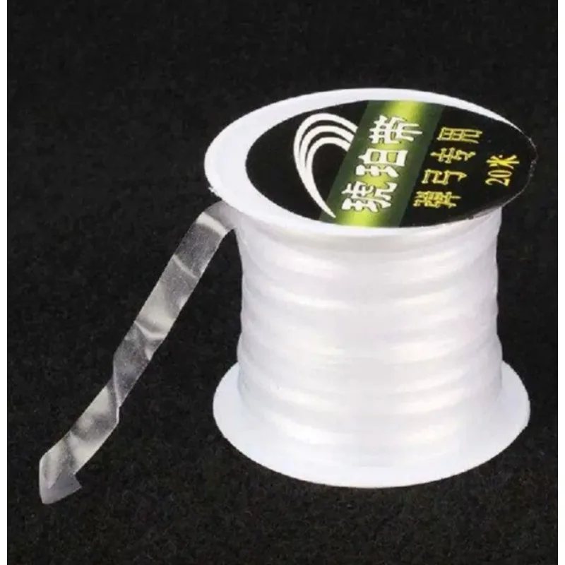 20M Amber Belt Slingshot Binding Tape Universal Elastic Strap For Flat Tubular Rubber Bands Catapult Accessories