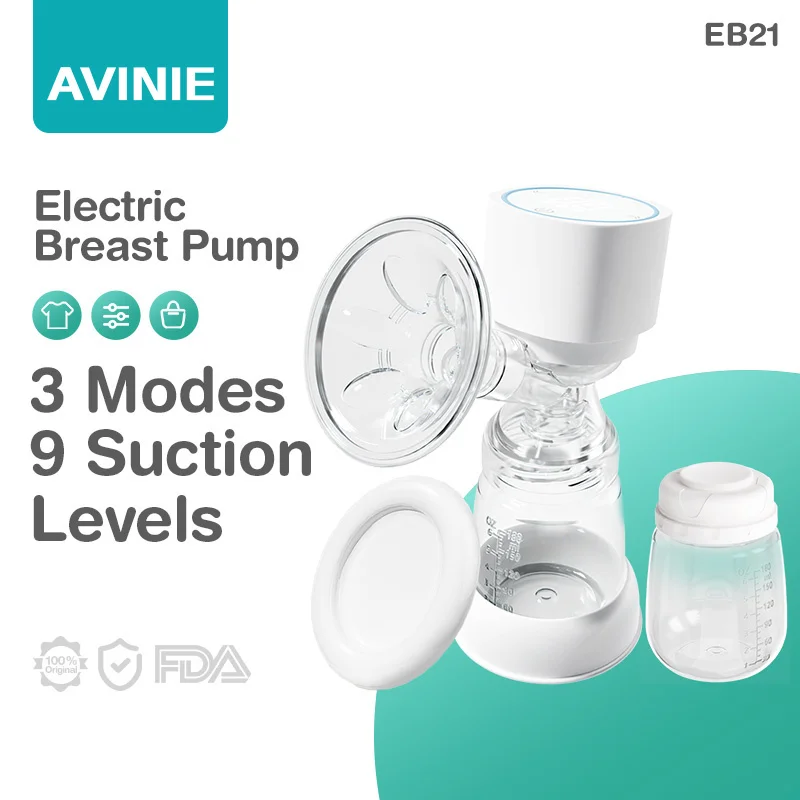 

Electric Breast Pump with Display Silent Wearable Automatic Milker Hands-Free Portable Milk Extractor Newborn Baby Accessories