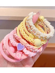 韓国版の革バンド,子供のボールの頭と馬のための高い美的値,新鮮な髪の円,夏,5個
